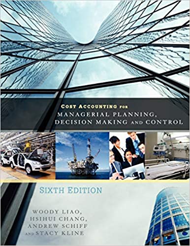 Cost Accounting for Managerial Planning, Decision Making and Control (6th Edition) - Image pdf with ocr